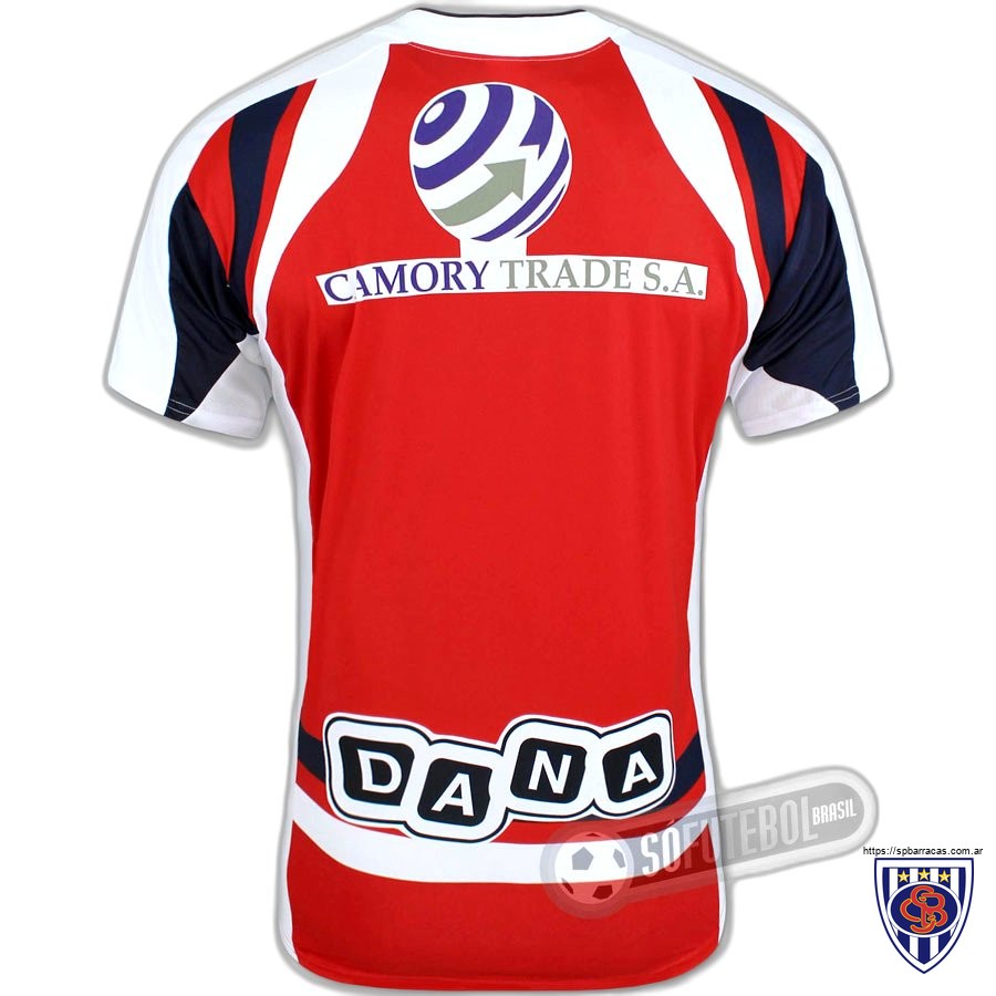 Camiseta suplente cuando Sportivo Barracas fue gerenciado.